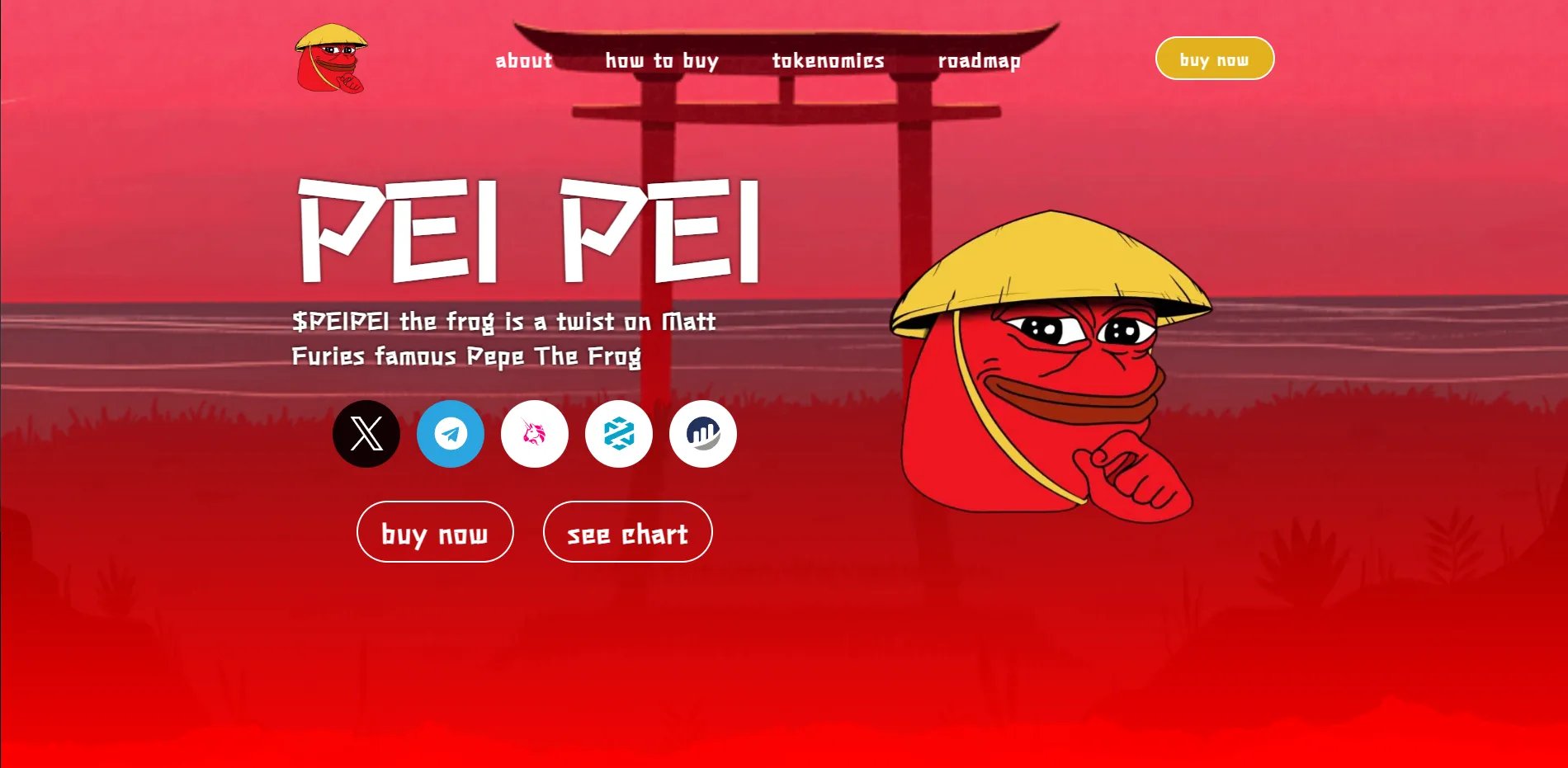میم کوین PeiPei و خرید از صرافی ال بانک