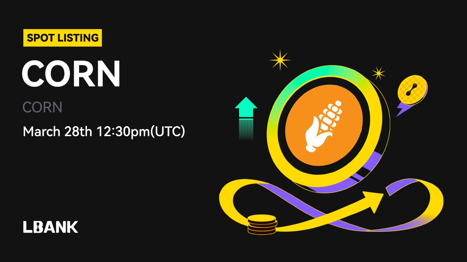 میم کوین CORN در صرافی LBank لیست شد