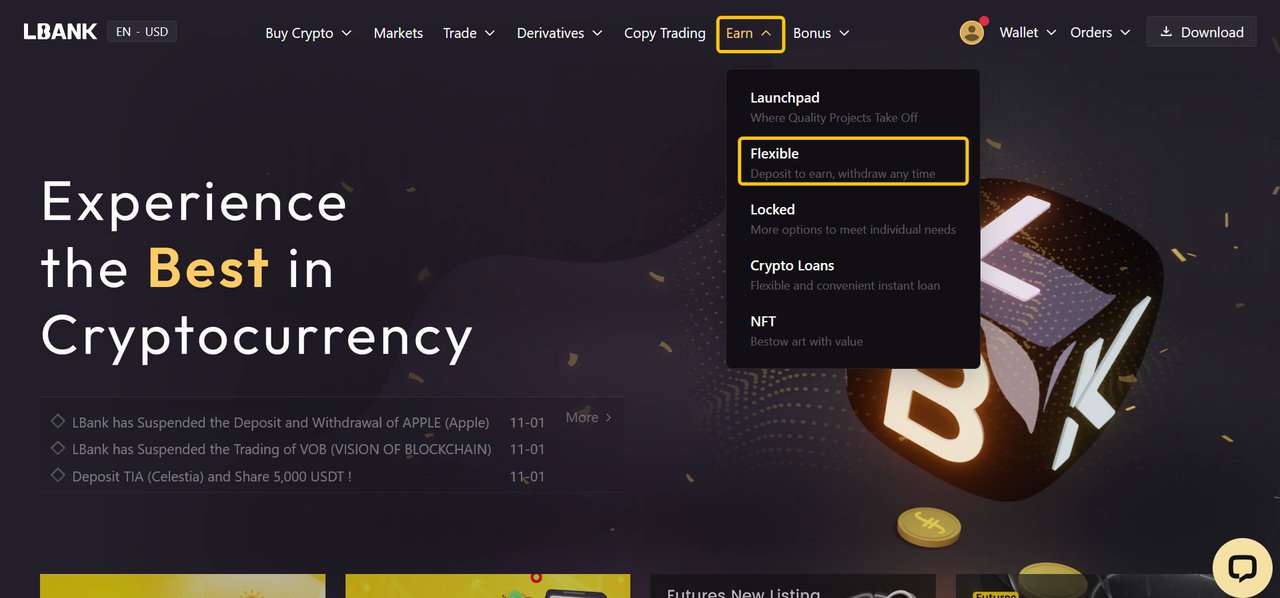 معنی APY استکینگ ارز دیجیتال در صرافی LBank