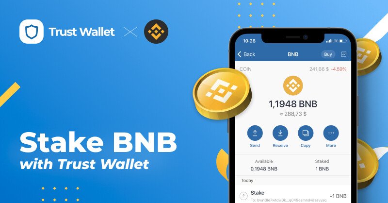 آیا استکینگ در کیف پول تراست Trust Wallet مطمئن هست